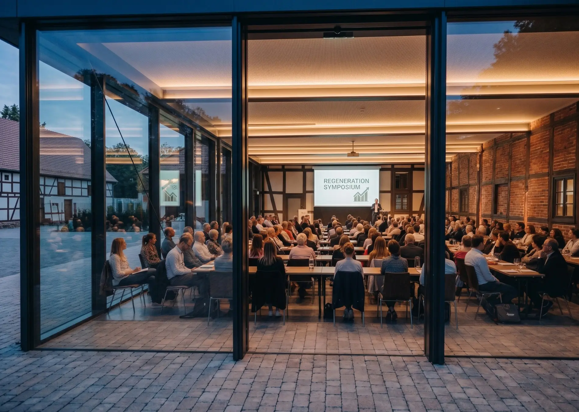 Fortbildungsveranstaltung mit Fachpublikum beim Regeneration Symposium